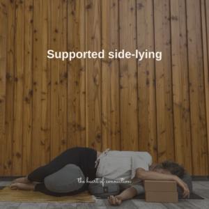 supported side-lying left