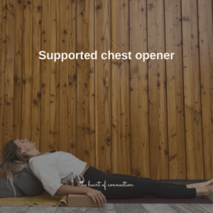 Supported chest opener