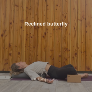 Reclined butterfly