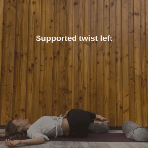supported twist left